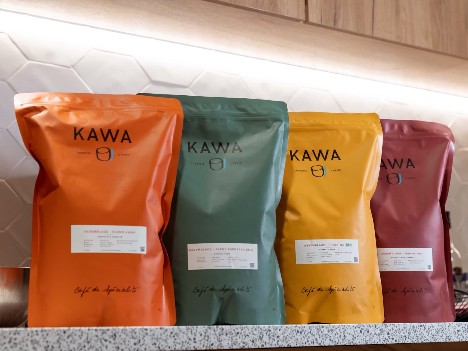 Sachets de café KAWA en entreprise